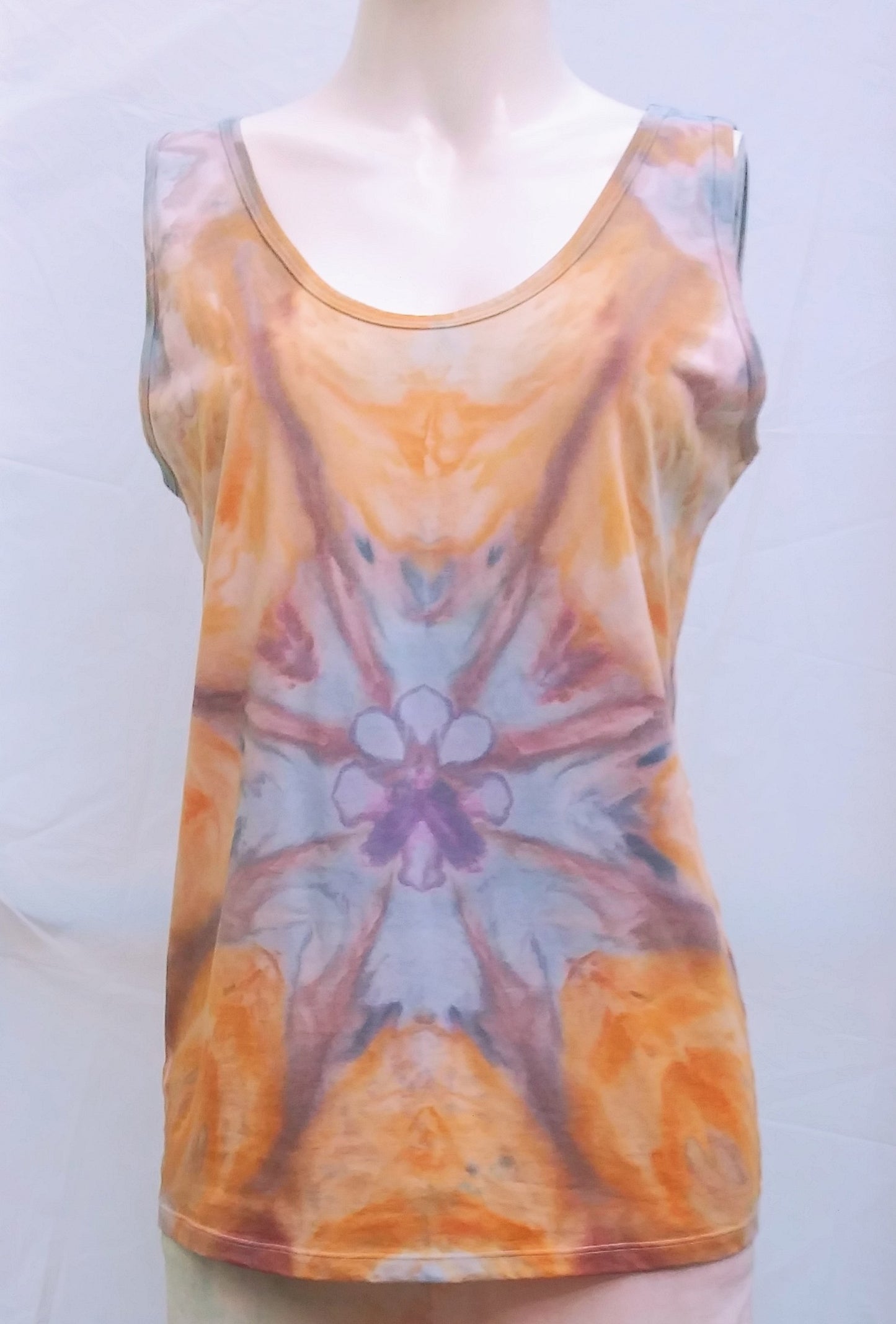 Tie-dyed tank top