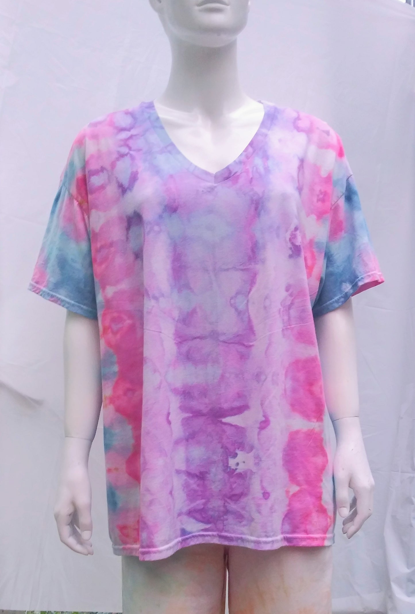 Tie dye unisex Hanes cotton t-shirt