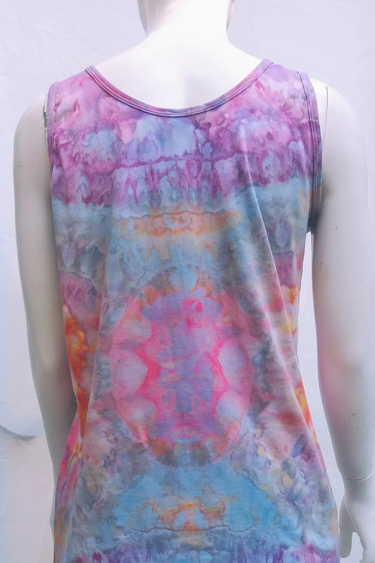 Tie-dyed Haines cotton poly mix extra large tank top