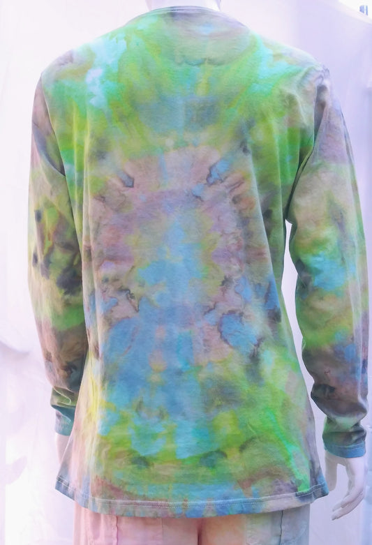 Tie Dye ladies  Gildan long sleeve t-shirt