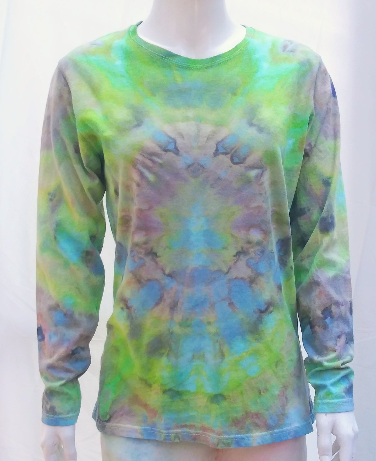 Tie Dye ladies  Gildan long sleeve t-shirt