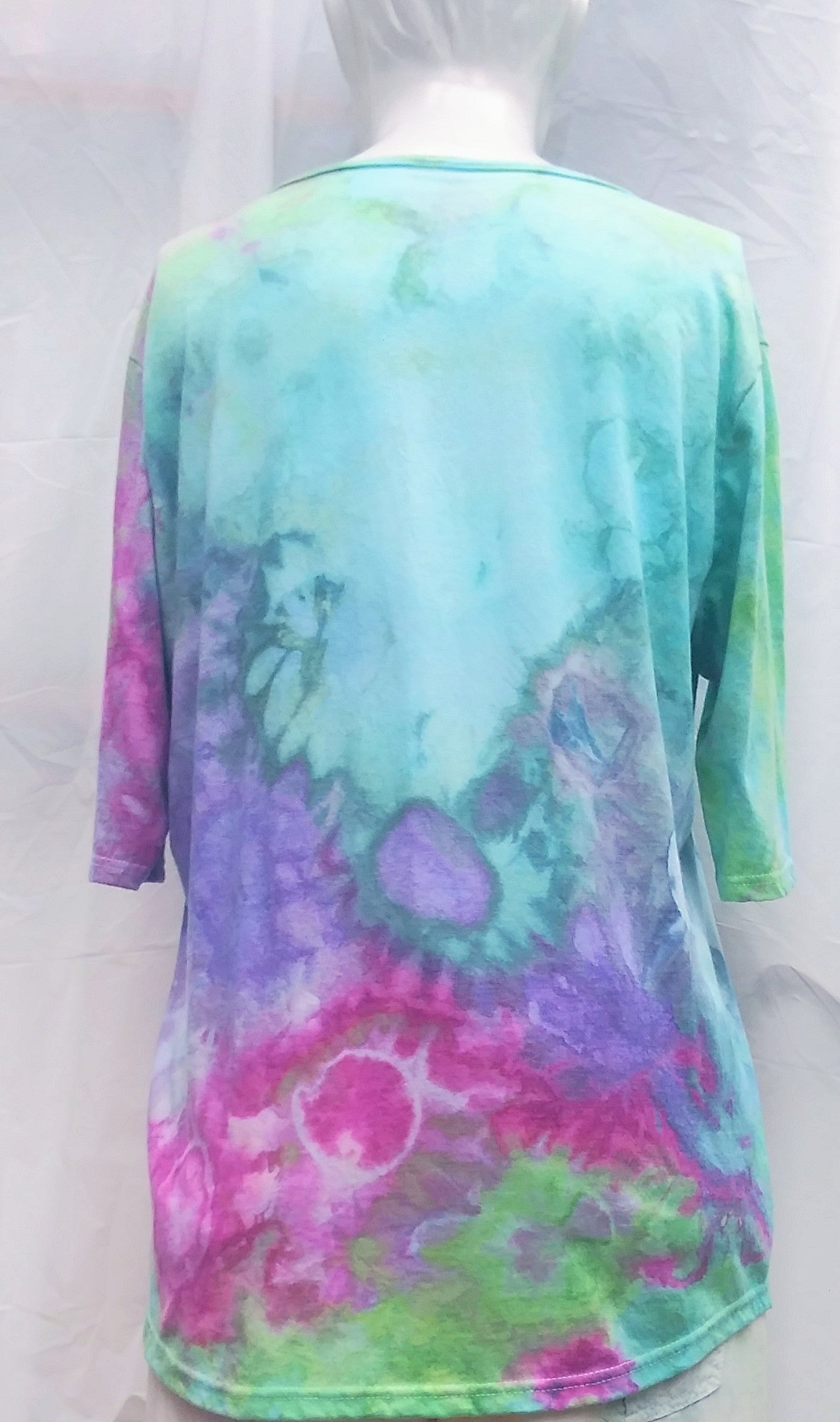 Tie dye ladies anvil t-shirt