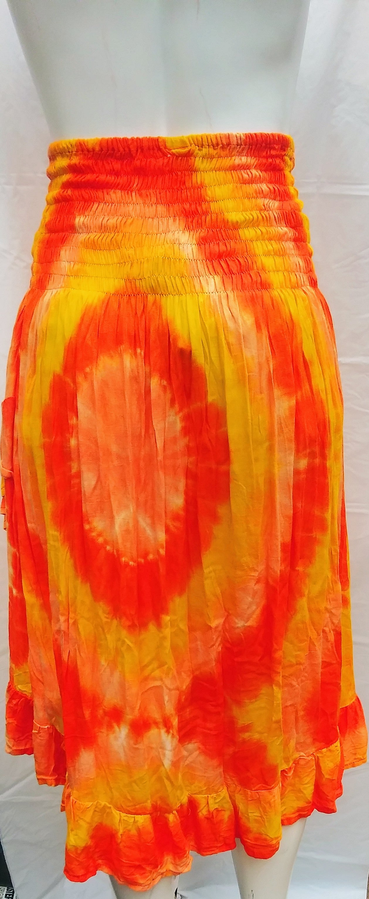 Tie dye two in one sundress or skirt