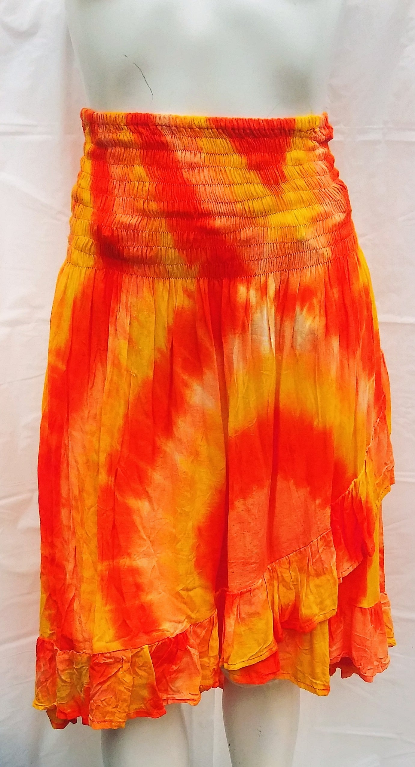 Tie dye two in one sundress or skirt