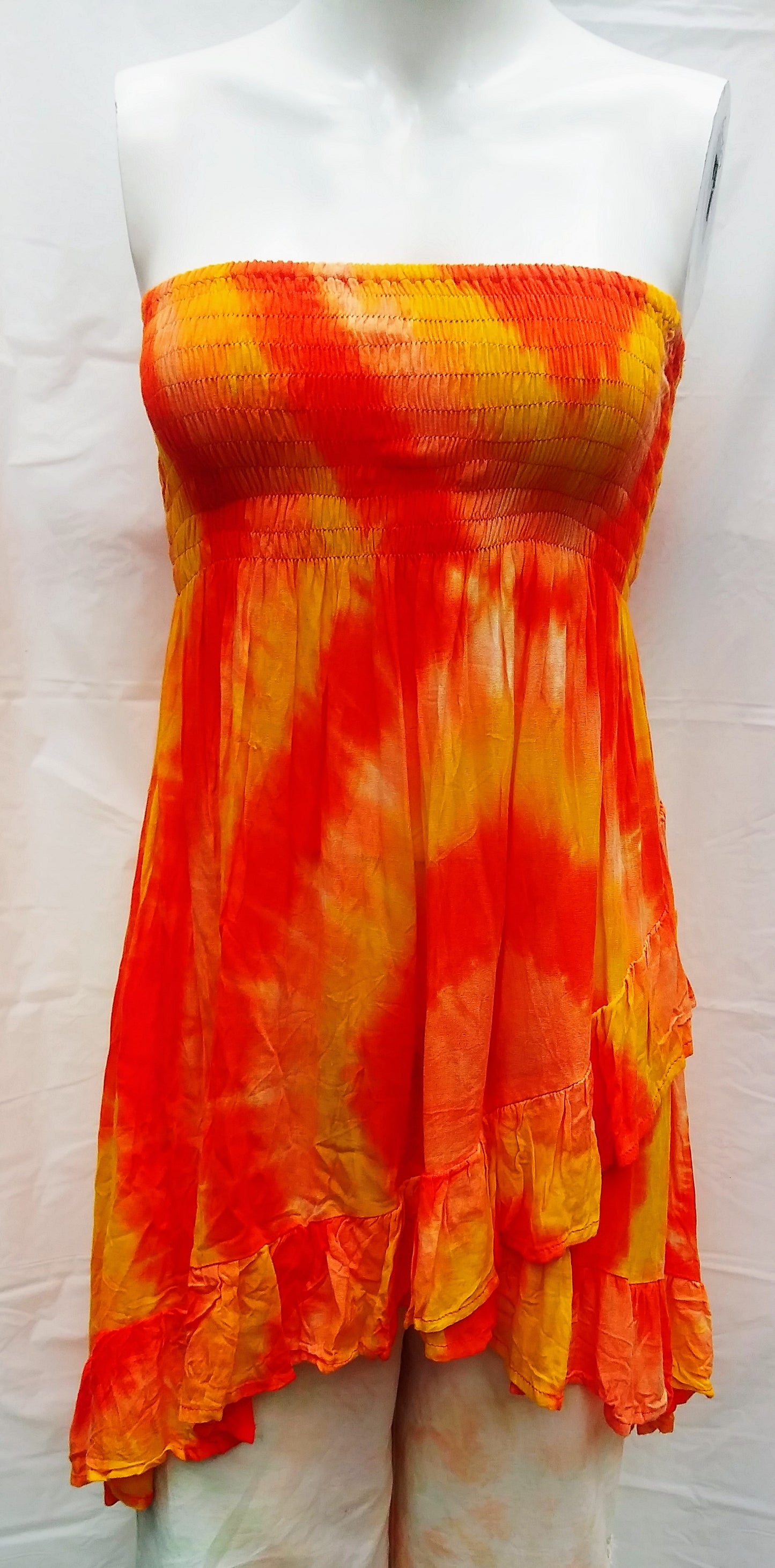 Tie dye two in one sundress or skirt