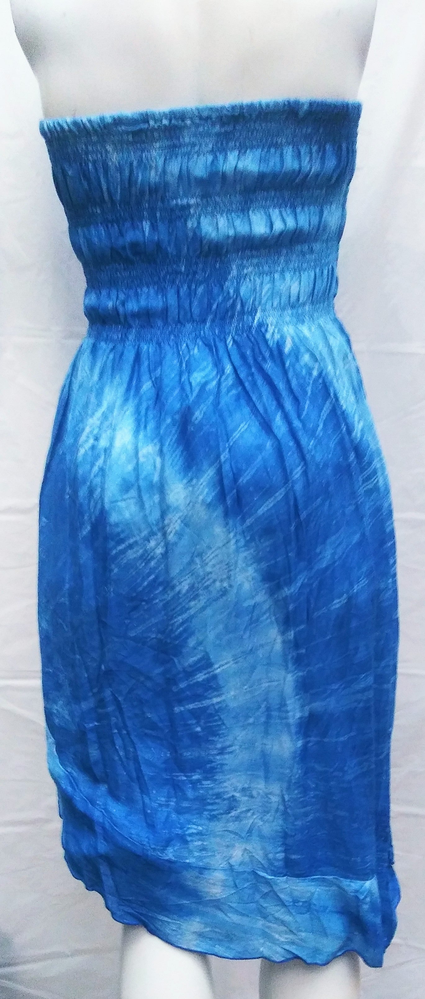 Tie-dyed two in one dress or skirt