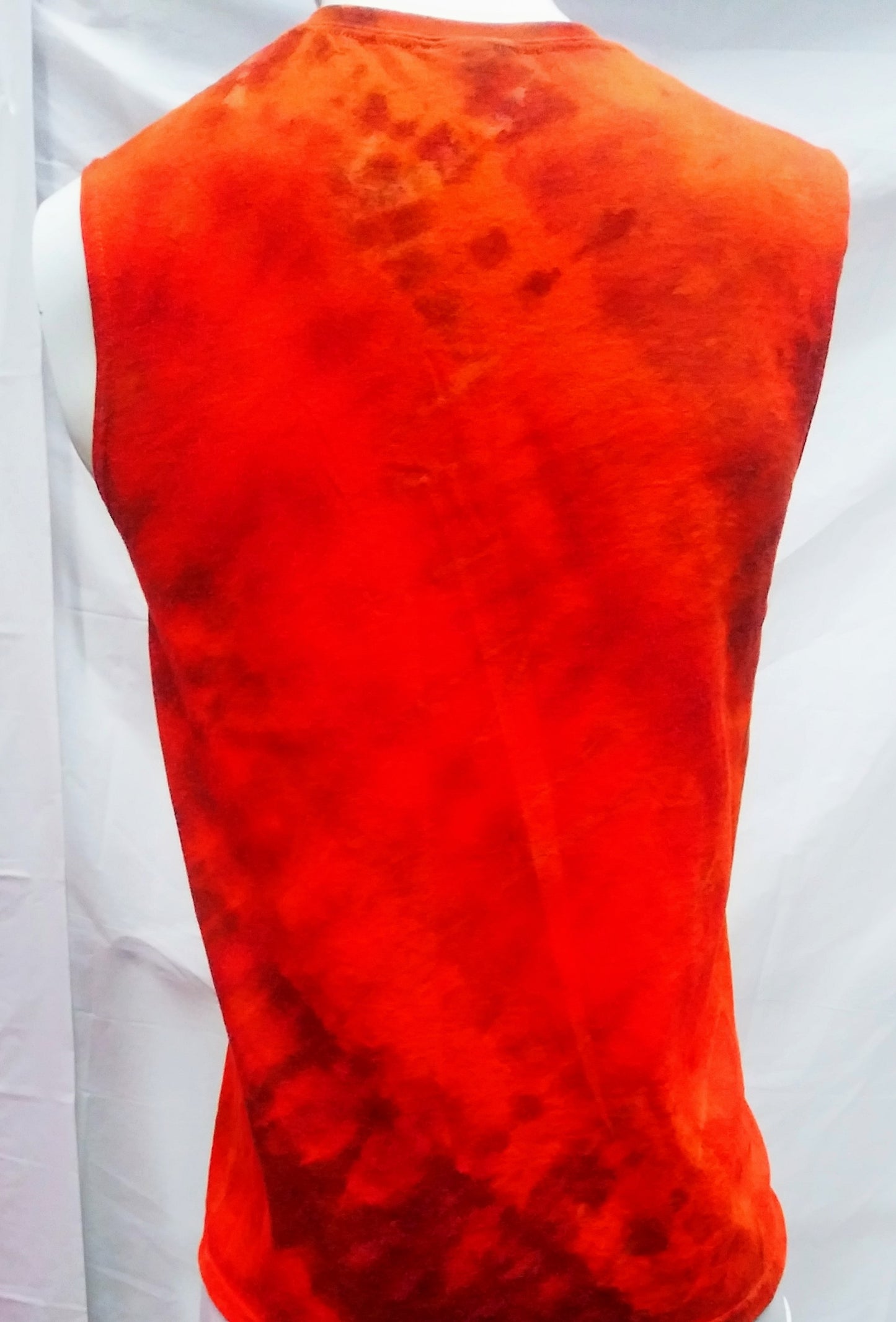 Tie-dyed Gildan medium tank top