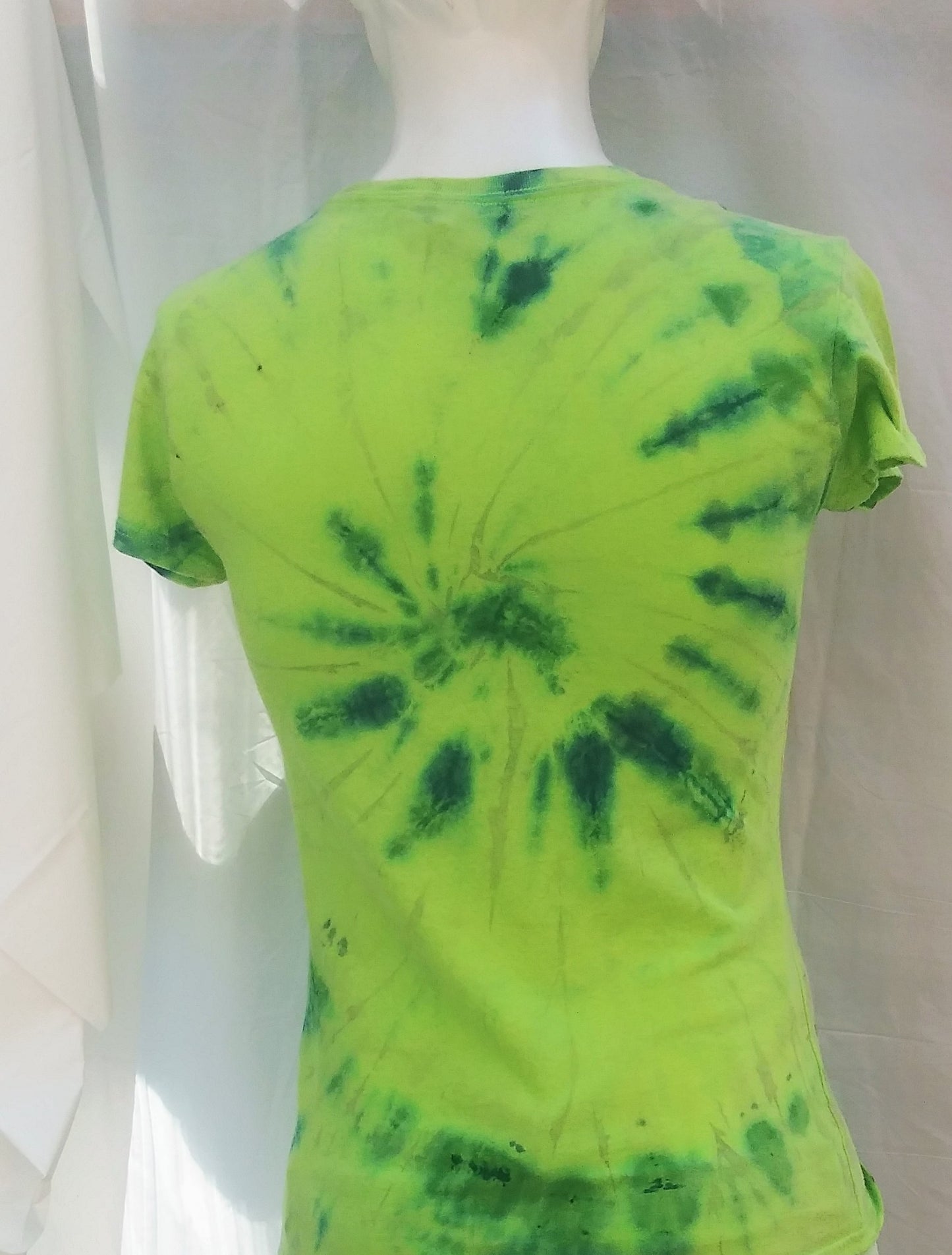 Tie-dye ladies cotton Anvil t-shirt #1189