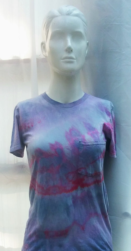 Tie dye small Anvil pocket tee #1212