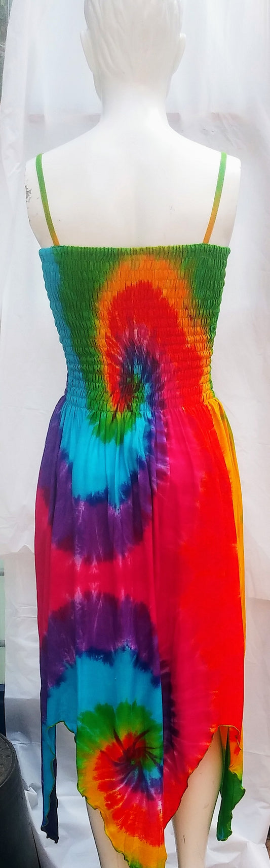 Tie dye maxi dress all the toys of the rainbow #1225