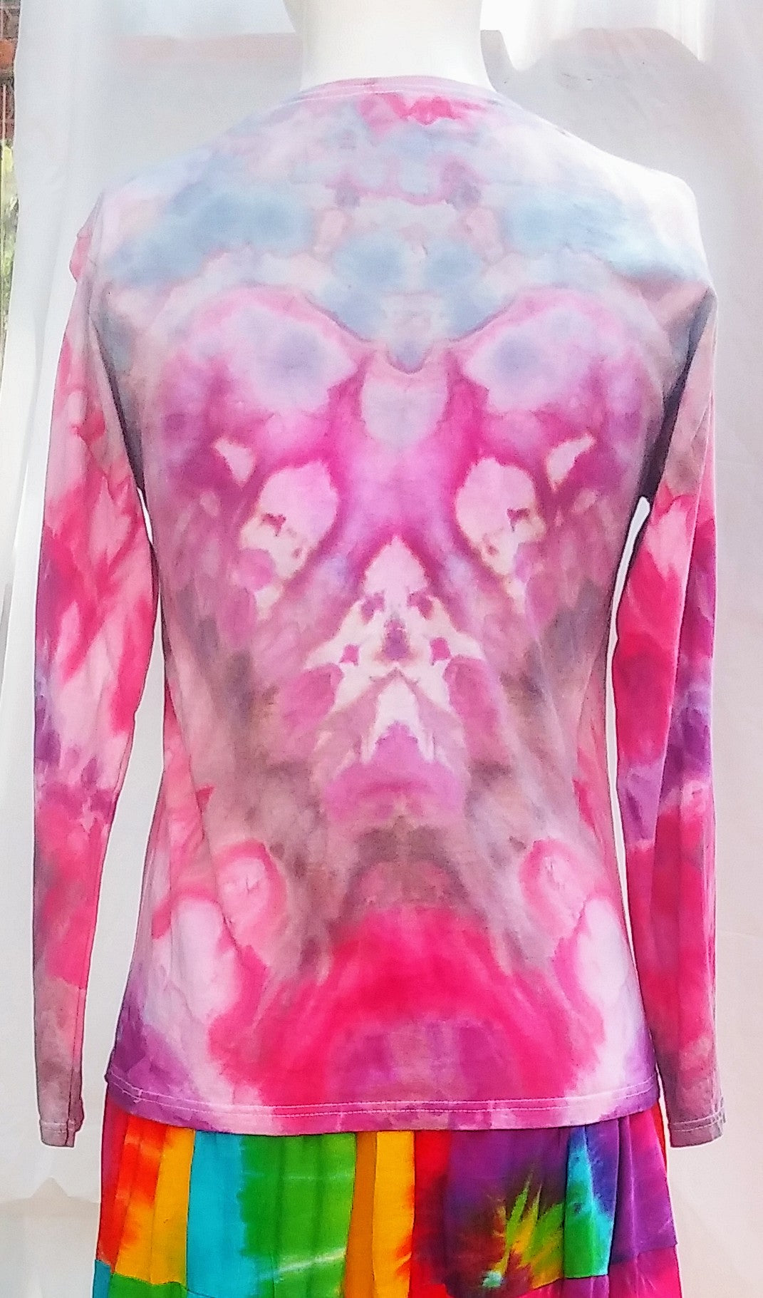 Tie dye long sleeve Gildan