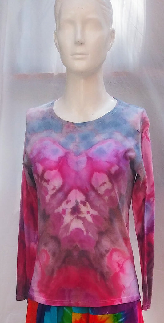 Tie dye long sleeve Gildan