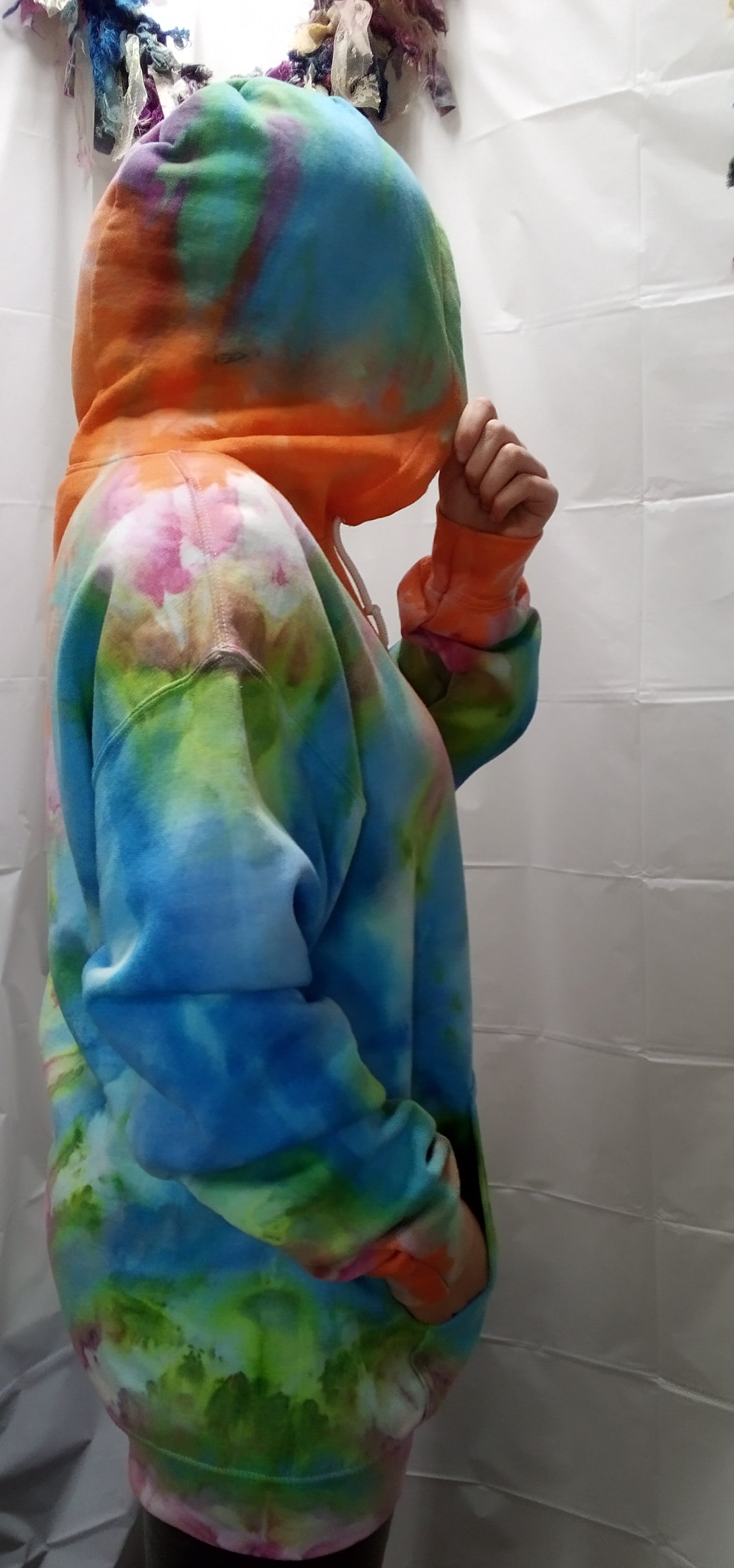 Tie dye medium Gildan pullover hoodie #1219