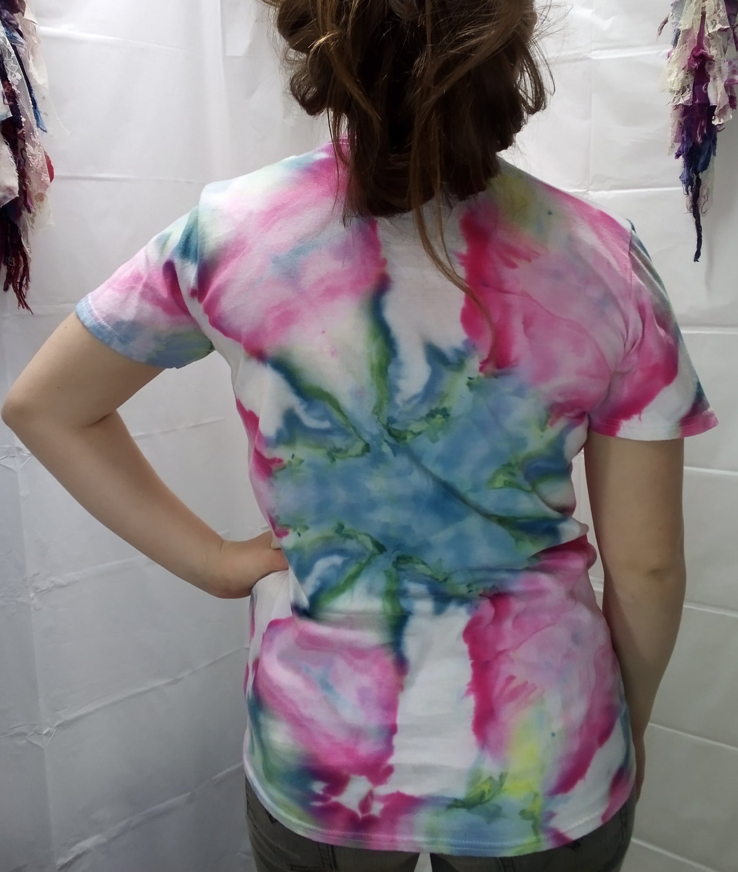 Tie dye pocket tee