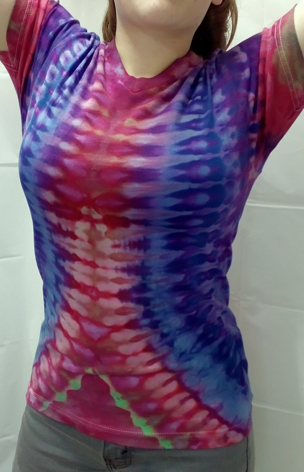 Tie-dyed tultex t-shirt #1186