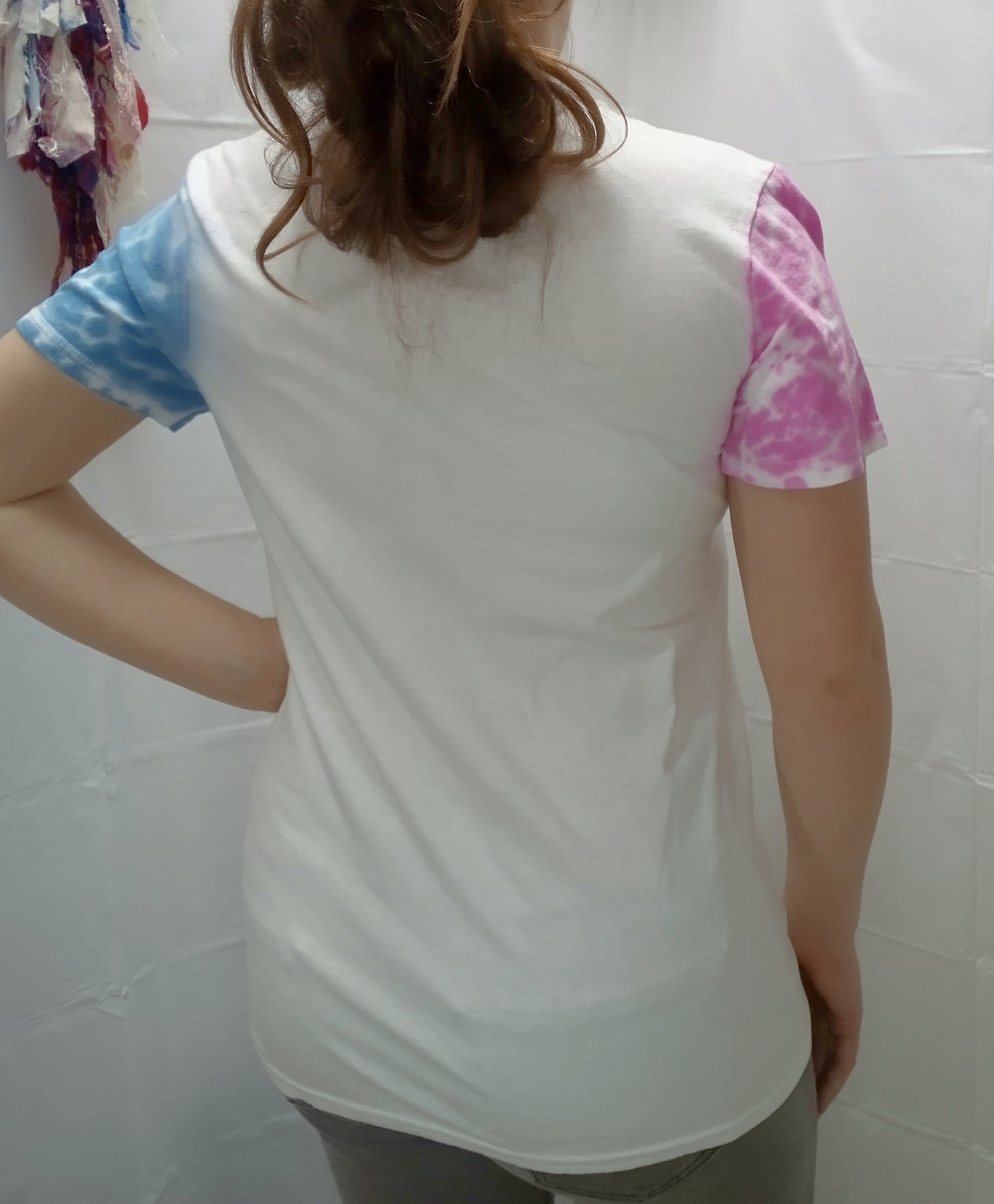 Tie-dyed pocket t-shirt