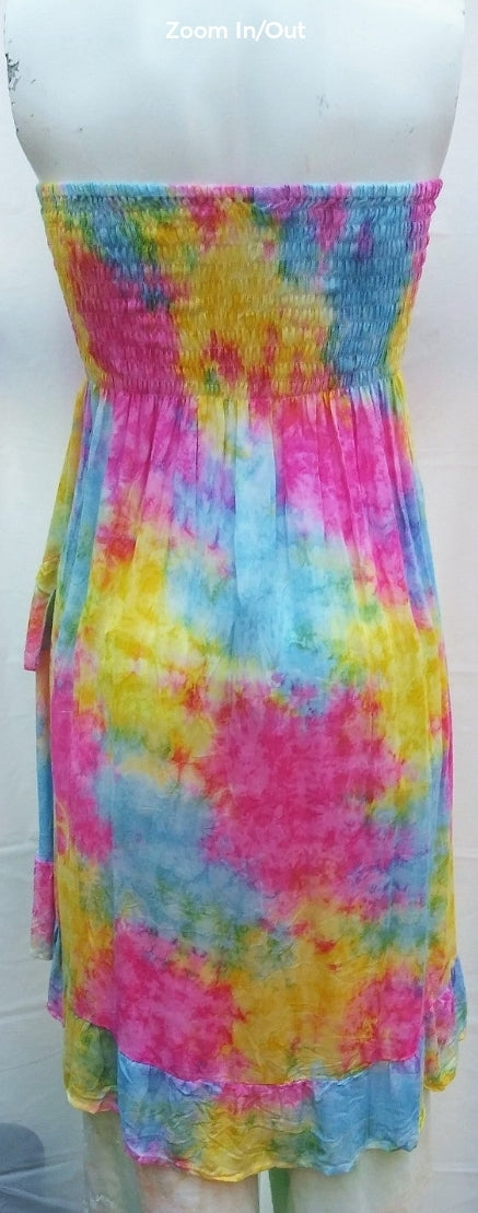 Tie dye 2 in 1 dress