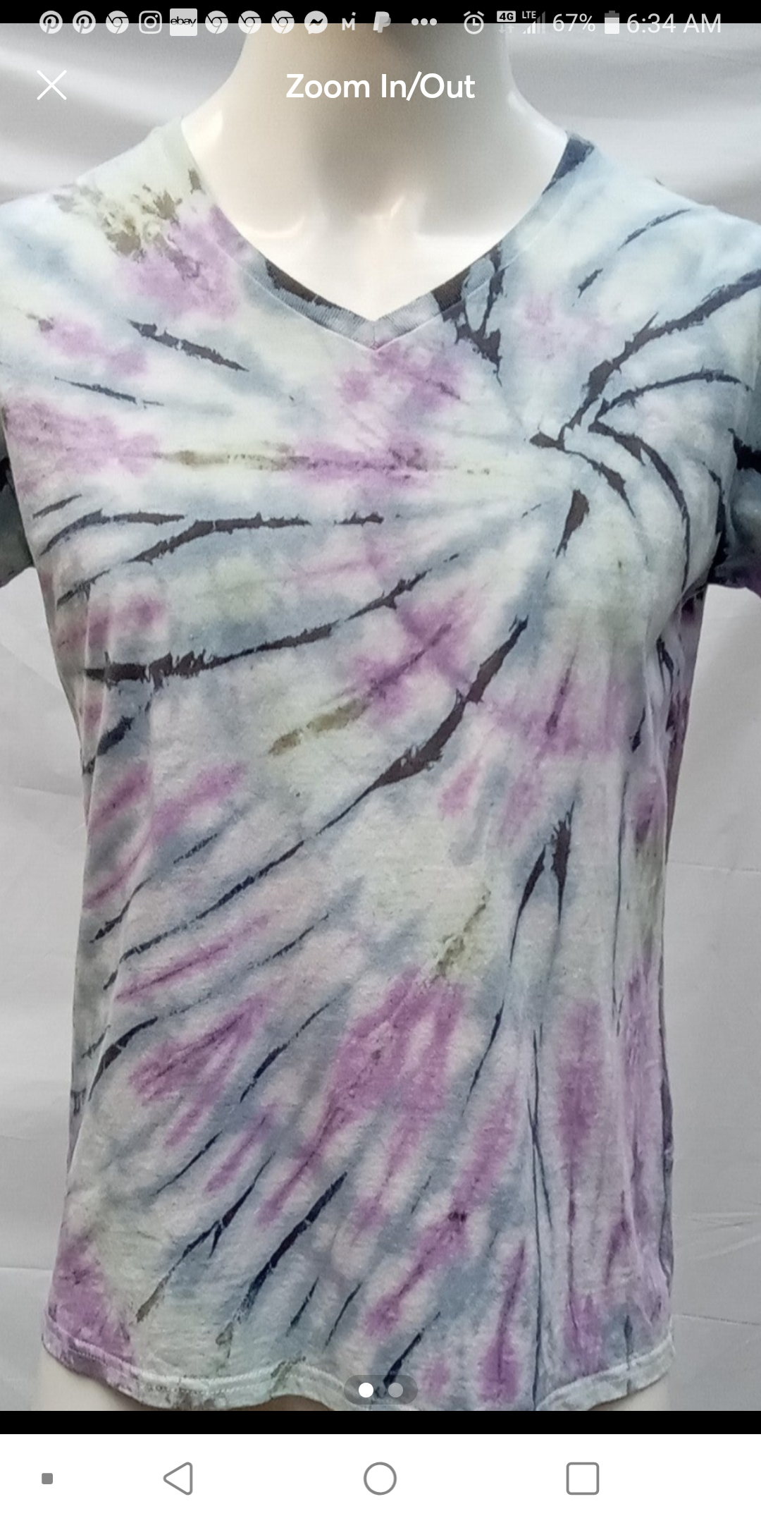 Tie dye t-shirt #1171