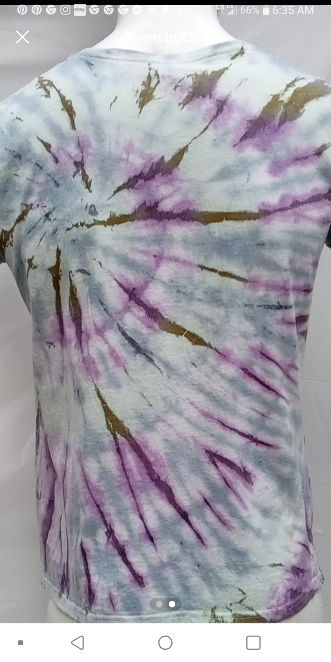 Tie dye t-shirt #1171