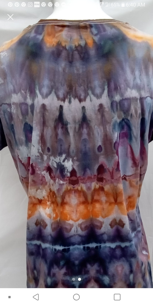 Tie dye 2X t-shirt #1172