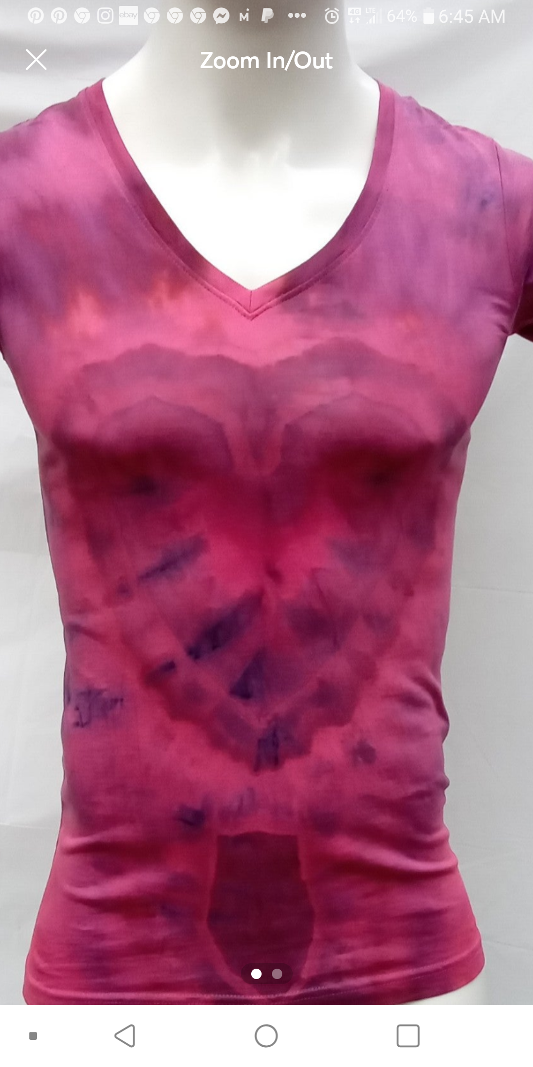 Tie-dyed t-shirt #1173