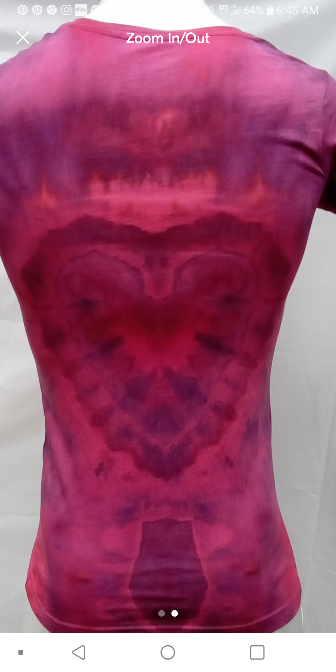 Tie-dyed t-shirt #1173