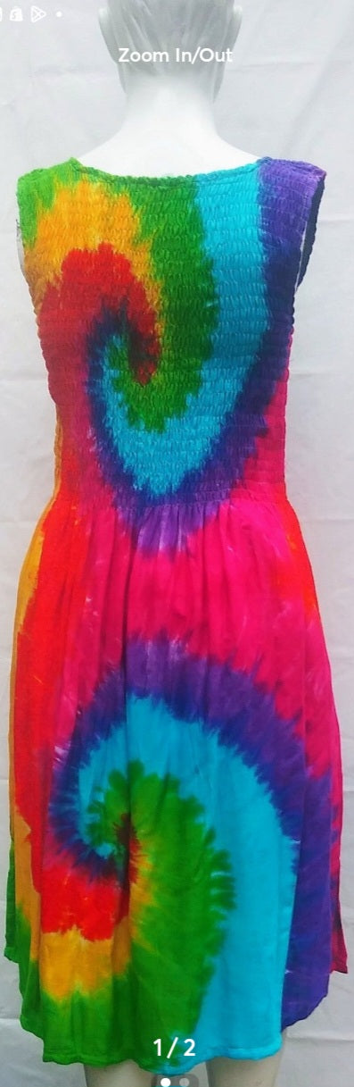 Tie-dyed size medium dress #1241