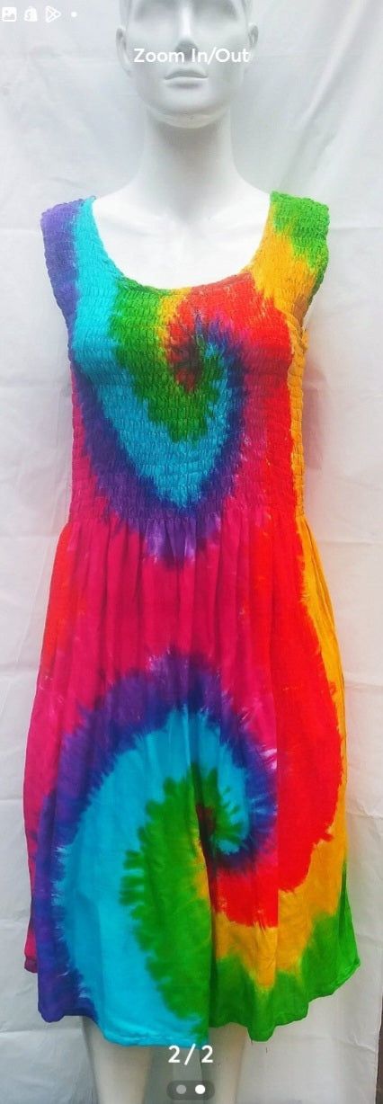 Tie-dyed size medium dress #1241