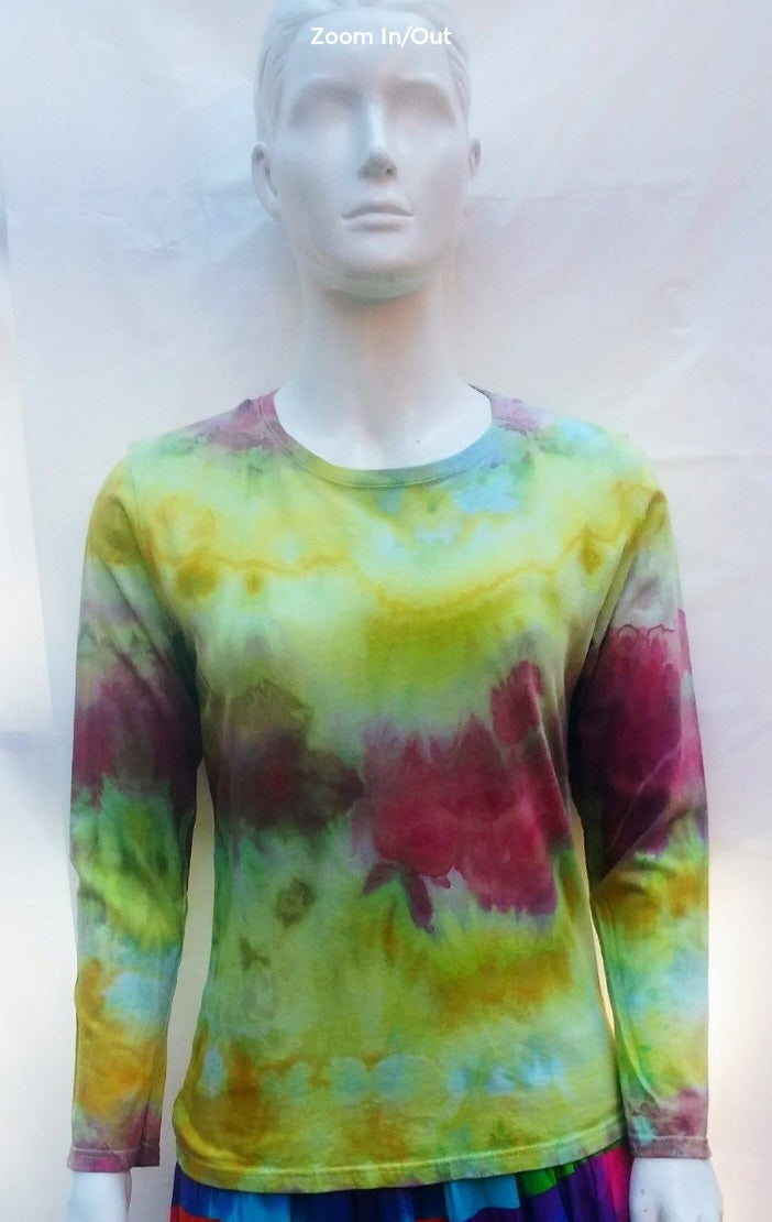 Tie-dyed  long sleeve Gildan t-shirt #1249