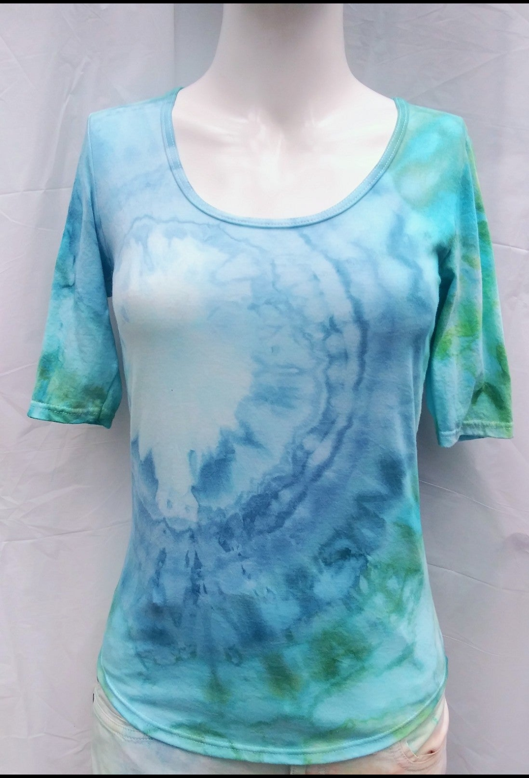 Tie dye ladies small Anvil t-shirt